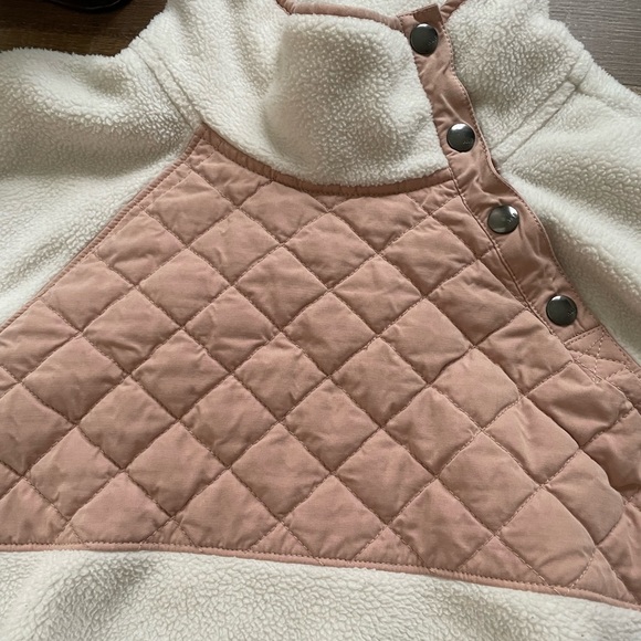 Abercrombie & Fitch Asymmetric Snap Pullover Fleece - Picture 2 of 5